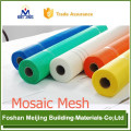 lowest price fiberglass mesh back of glass mosaic as manufacturer